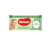 Pack de 10 - - NATURAL CARE - Lingette bébé x 56