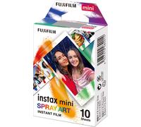 Fujifilm Film instantané Instax Mini - Spray Art - Pack de 10 photos