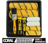 Pack De 10 Pièces Rouleau Avec Châssis Corral 10411 Pour Peinture Émail