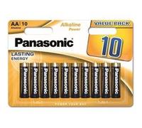 Pack de 10 Piles Alcaline LR06 Mignon AA Panasonic Pro Power - 5410853042167 Blanc G