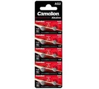 Pack de 10 piles Camelion Alcaline AG2 sans mercure/Hg G