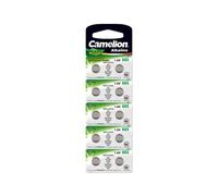 Pack de 10 piles Camelion Alcaline AG5 LR48 LR48SW LR754 LR754SW SR754W 309 393 avec 0% Mercury/Hg