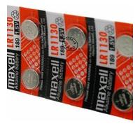 Pack de 10 piles maxell compatible avec MAXELL LR1130 - Otech
