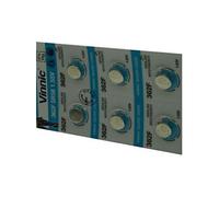Pack de 10 piles Vinnic compatible avec VARTA V362 MF -