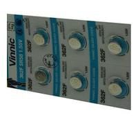 Pack de 10 piles Vinnic compatible avec VARTA V362 MF - Otech G