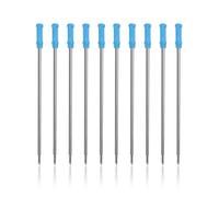 Pack De 10 Recharges En Métal Bleu, Recharges De Remplacement Pour Stylo À Bille, Fournitures De Bureau Et Scolaires, Accessoires Pour Stylo À Bille, Papier D'Apprentissage