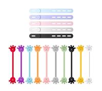 Pack De 10 Sangles Magnétiques Et 5 Sangles Réglables, Sangles De Rangement Pour Câbles De Données, Sangles Multifonctionnelles, Sangles De Fixation Pour Articles, Appareils Électroménagers