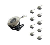 Pack de 10 - Spot Extérieur Encastrable LED IP65 220V Sol 3W 45° - Blanc Chaud 2300K - 3500K - SILAMP