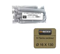 Pack de 10 Tamis à cone centreur BATIFIX diamètre 16 x 130mm