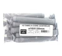 Pack de 10 Tamis à cone centreur BATIFIX diamètre 16 x 130mm