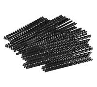 Fellowes – Peigne de reliure en plastique – 12 mm – Noir – 25 unités
