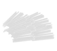 Boîte de 100 peignes anneaux plastique 14 mm Blanc 5346604