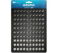 Pack de 100 Assortiment Pile Bouton - 20x AG1 LR621 - 30x AG3 LR41 - 20x AG4 LR66 - 20x AG10 LR1130 - 10x AG13 LR44