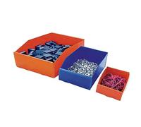 Pack de 100 Bacs à Bec plastique alvéolaire 280x180x105 mm Orange - TIGGRE.FR