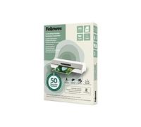 Fellowes Pochettes de plastification A6 – Pack de 100 – Finition mate – 75/80 microns – 50% recyclé