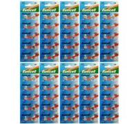 Pack de 100 Piles bouton plates 1,5V type AG5 / 393A / 46LR / LR754 / 193 / LR48 / GP93A / 393 / SR754 W / G5 - IRIOS -