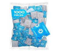 Pack de 1000 préservatifs cliniques ON) : , secs, sans lubrifiant, sans réservoir, pour une plus grande variété