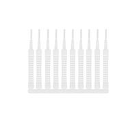 Pack de 10x Brosses de Nettoyage Nylon pour Smartphone Ports de Charge Blanc