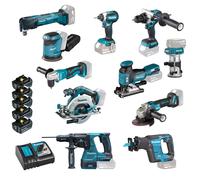 Pack de 11 outils LXT® 18V MAKITA DLX1122JX1