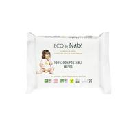 Pack de 12 - - 20 Lingettes Bébé compostables Pack voyage