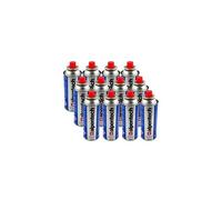 ALPENTECH | 12 Cartouches Gaz Butane 250g Clipsables - Anti-Fuite TUV (UN2037) | Pack pour Réchaud de Camping, Chalumeau, Lanterne à Gaz et Désherbage.