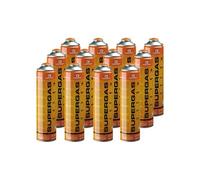 KEMPER - Cartouches gaz 330g Pack de 12 Bouteilles Butane propane 600ml Bonbonne gaz universelle valve 7/16
