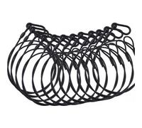PACK 12 ELINGUES 3MM 75CM NOIR