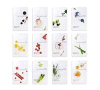 [PACK DE 12] EUNYUL Masque en feuille de Daily Care 12 types Masque visage Soins de la peau coréens Ingrédients nourrissants et naturels