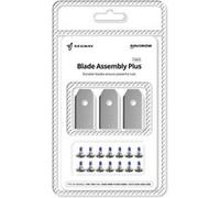 Navimow Kit de lames de rechange pour i105E, i108E, H500E-VF, H800E-VF, H1500E-VF, H3000E-VF – 12 pièces Gris Inox