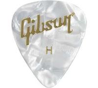 Pack de 12 Médiators Pearloid White Heavy Gibson Accessories