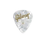 Pack de 12 Médiators Pearloid White Heavy Gibson Accessories