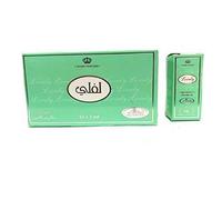 Pack de 12 Musc Parfum Al Rehab Lovely 3ml 100% Huile + 1 Bakhoor AL-ZAHRA Gratuit