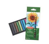 Pack De 12 Pastels Tendres Couleurs Assorties Derwent