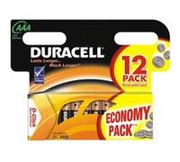 Pack de 12 piles Duracell Plus MN2400/LR3 Micro AA Multicolore G