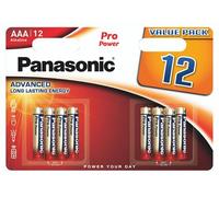 Pack de 12 piles Panasonic LR03 AAA 1,5V