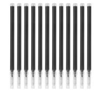 Pack de 12 Recharges Bleues Effaçables 0,5mm pour Stylos Pilot FiXion, Encre Thermosensible, Écriture Lisse de 400m,pour Écriture Quotidienne et Professionnelle (Noir, 0.5mm)