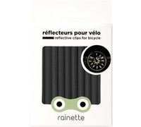 Pack de 12 réflecteurs pour vélo Rainette Gris Anthracite gris G