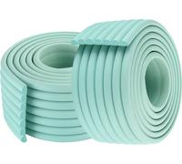 (pack de 2) 2 mètres de W-forme multifonctionnelle ultra-large protection de bord Barre de pare-chocs élargie et épaissie pour enfants, vert clair