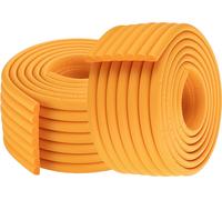 (pack de 2) 2 mètres de W-forme multifonctionnelle ultra-large protection de bord Barre de pare-chocs élargie et épaissie pour enfants, orange