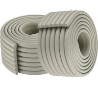 (pack de 2) 2 mètres de W-forme multifonctionnelle ultra-large protection de bord élargi épaississement Crash Bar bandes de pare-chocs enfants, gris