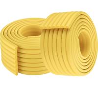 (pack de 2) 2 mètres de W-forme multifonctionnelle ultra-large protection de bord élargi épaississement Crash Bar bandes de pare-chocs enfants, jaune