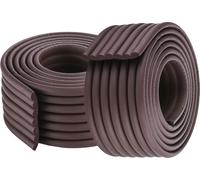 (pack de 2) 2 mètres de W-forme multifonctionnelle ultra-large protection de bord élargi épaississement Crash Bar bandes de pare-chocs enfants, brun