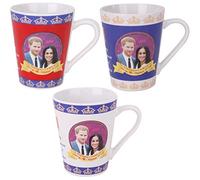 Pack de 2-2018 Mariage Royal V Forme Ensemble de Tasse - Harry et Meghan Royal Wedding - Souvenirs Royaux de Mariage
