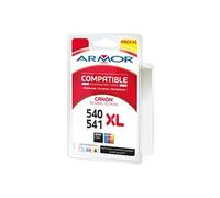 Armor - Pack de 2 - 23 ml - couleur (cyan, magenta, jaune, noir) - compatible - cartouche d'encre (alternative pour : Canon CL-541, Canon PG-540XL) - pour Canon PIXMA GM4050, MG3150, MG3510, MG3550, M