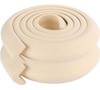 (pack de 2) 2M Design de bande en forme de L Épaissir la table de sécurité de bébé. Protection des coins des bords Coussin de protection Bandes antichocs anti-collision, Crème