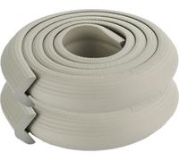 (pack de 2) 2M design de bande en forme de L Épaissir la table de sécurité du bébé. Coussin de protection des coins de l'arête Bandes de choc anti-collision, grises