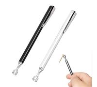 Pack De 2 Aimant Telescopique, Aimant Mecanique Auto, Aimant Flexible,Tiges Magnétiques Télescopiques Jusqu'À Une Longueur Maximale De 65 cm, Pour Vis, Écrous, Clés, Pièces Métalliques