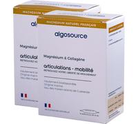 Pack De 2 Algosource Magnésium & Collagène Ampoules 15x10ml