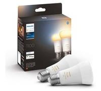 Philips Hue Ampoule LED connectée White Ambiance E27 1100 lm équiv. 75W Bluetooth – Pack de 2