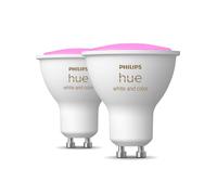Pack de 2 ampoules connectées Philips Hue White and Color Ambiance GU10